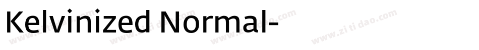 Kelvinized Normal字体转换